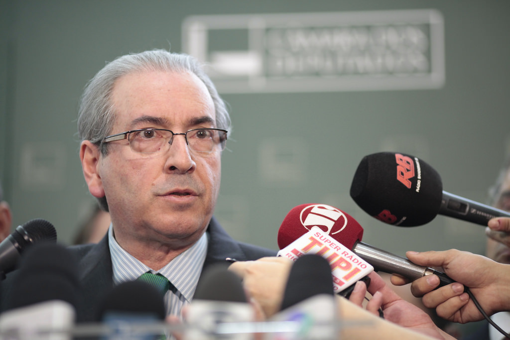 Eduado Cunha, President of the Lower House of Congress, leading the impeachment process. Photo: Creative Commons